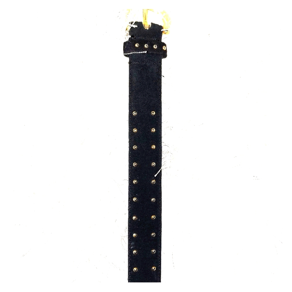 Suede black belt